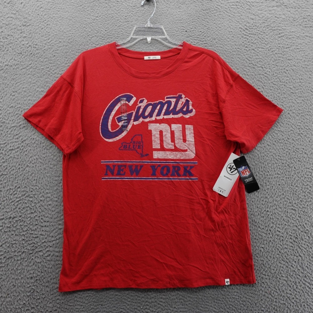 New York Giants Red Graphic Tee - Official NFL Team Shirt